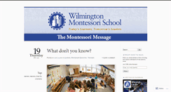 Desktop Screenshot of montessorimessage.net
